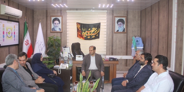 نشست مدیر کل انتقال خون استان با فرماندار شهرستان خمین برگزار شد