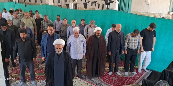 🔷 حضور فرماندار شهرستان خنداب در نماز جمعه شهر جاورسیان