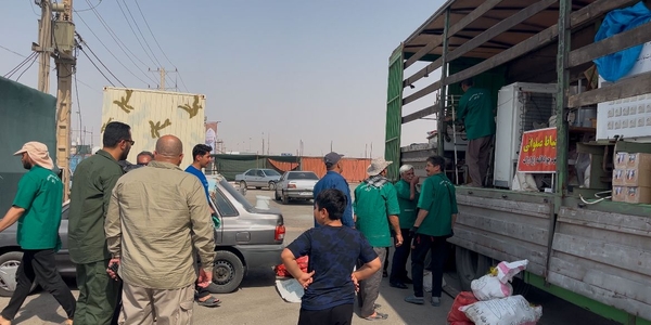 حضور مدیر کل پدافند غیرعامل استان و رئیس ستاد اربعین در مقر مهران از پایانه برکت شهر مهران و سرکشی از موکب‌های ثارالله و جواد الائمه اراک