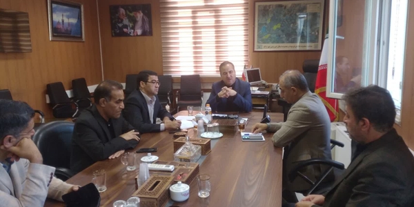 دیدار مدیر امور اراضی جهاد کشاورزی استان با فرماندار شهرستان اراک