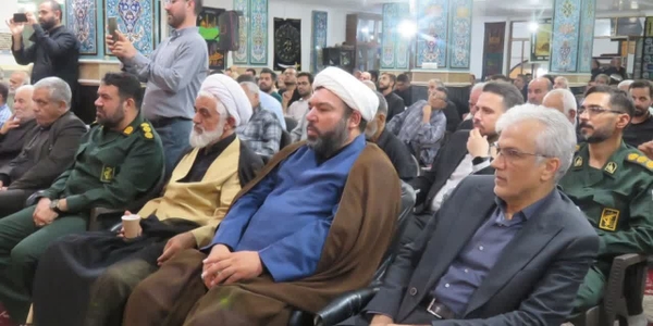 مراسم اربعین شهدای اقتدار در شهرستان زرندیه برگزار شد