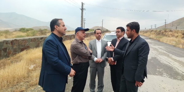 بازدید فرماندار شهرستان اراک از گردنه سیبک