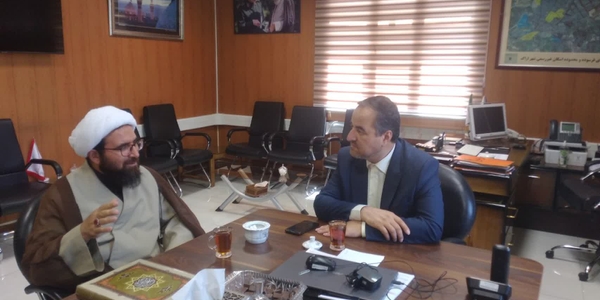 دیدار رئیس ستاد اقامه نماز استان با فرماندار اراک