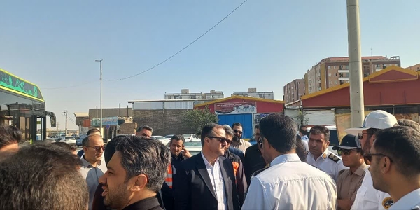 مانور میدانی و بازدید فرماندار شهرستان اراک از مسیر راهپیمایی اربعین حسینی