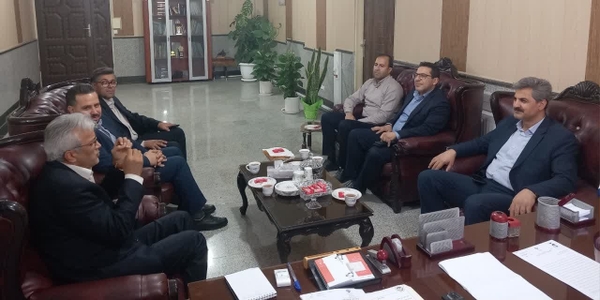 دیدار مدیرعامل شرکت برق استان مرکزی با سرپرست فرمانداری زرندیه