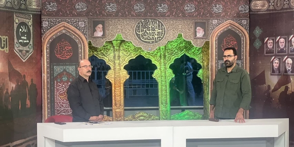 ارتباط زنده تلویزیونی از مرز مهران با شبکه آفتاب استان مرکزی