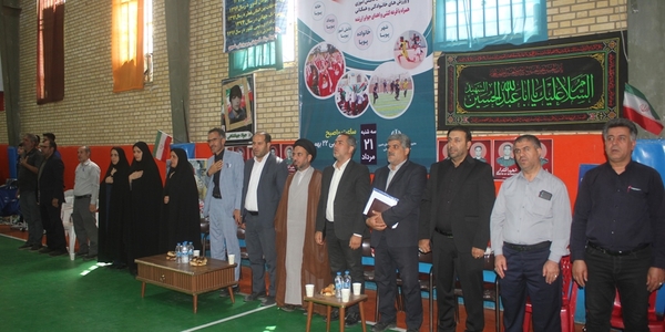 فرماندار ، امام جمعه و نماینده مردم خمین در مجلس از افتتاحیه مسابقات ورزشی "میدان پویا" در خمین بازدید کردند