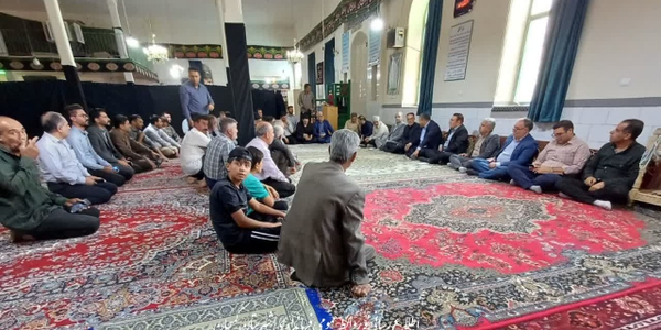 🔻 دیدار و گفت‌وگوی دکتر مددی، فرماندار شهرستان، و دکتر ابراهیمی، نماینده مردم شریف اراک، کمیجان و خنداب، با اهالی روستای خمارباغی