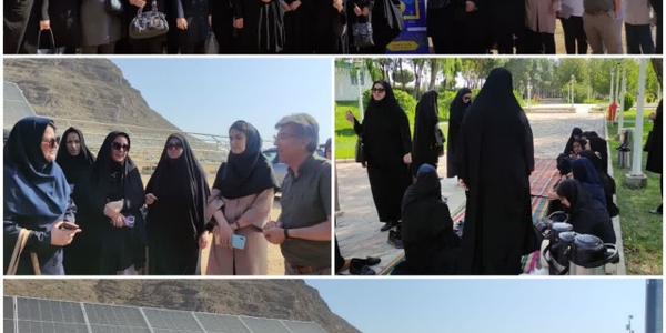 به همت شرکت توزیع برق استان و با همکاری دفتر امور زنان و خانواده استانداری، بازدیدی از نیروگاه خورشیدی ۵ مگاواتی در حال احداث استان با هدف ارتقای فرهنگ بهینه‌مصرف انرژی و آشنایی با ظرفیت‌های سرمایه‌گذاری در حوزه انرژی‌های تجدیدپذیر انجام شد.
دراین بازدید که با حضور آقامحمدی، معاون دفتر امور زنان و خانواده استانداری و جمعی از مشاوران امور بانوان دستگاه‌های اجرایی استان انجام گرفت؛ حاضران از روند احداث این نیروگاه و بخش‌های مختلف آن آشنا شدند.