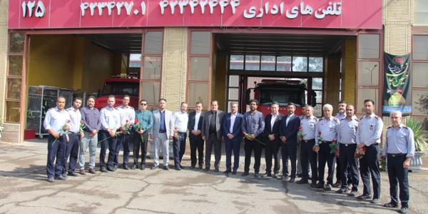 تقدیر فرماندار ساوه از آتش‌نشانان