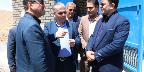 آئین بهره برداری از طرح آبرسانی روستای شانق