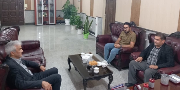 دیدار رئیس اداره ورزش و جوانان زرندیه با سرپرست فرمانداری