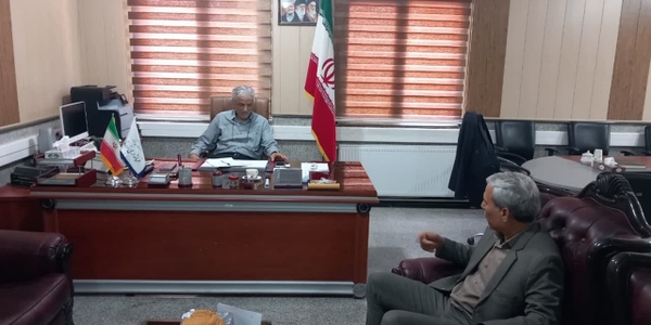 دیدار رئیس اداره تأمین اجتماعی زرندیه با سرپرست فرمانداری شهرستان