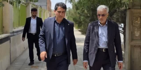 حضور مهدی احمدی در شهر خشکرود و بازدید از پروژه‌های عمرانی و سرمایه‌گذاری