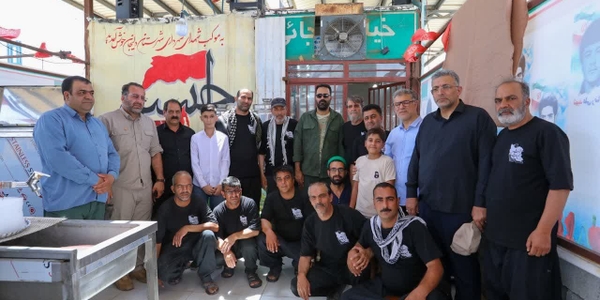 بازدید مسئولان استان مرکزی از مراکز خدمت‌رسانی به زائران اربعین در مهران