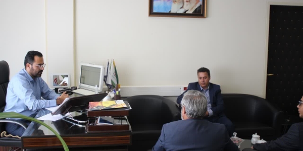 جلسه مدیرکل پدافند غیرعامل استان مرکزی با مدیر حسابرسی دیوان محاسبات استان