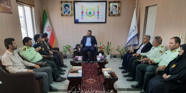 🔻 دیدار فرمانده انتظامی شهرستان با فرماندار شهرستان کمیجان