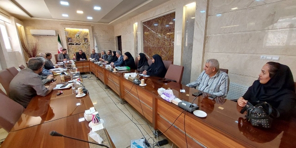 جلسه تبادل نظر و ارائه راهکار برای صدور پایان‌کار ساختمان موسسه خیریه قمر بنی‌هاشم (ع) شهرستان محلات برگزار شد.