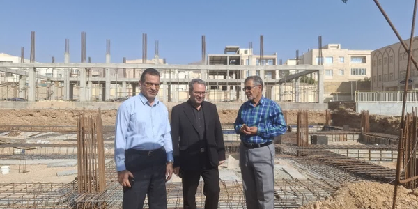 بازدید از پروژه در حال احداث هنرستان شهید مصطفی خمینی محلات