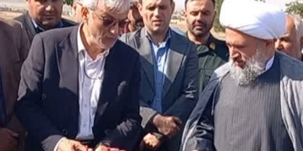 بهره‌برداری از زیرسازی و آسفالت معابر مسکن مهر شهر زاویه با حضور فرماندار زرندیه
