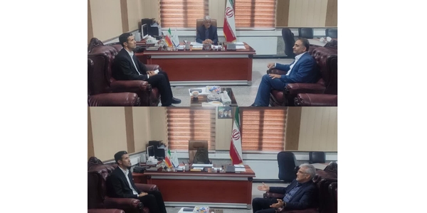 رؤسای ادارات راه و شهرسازی و بهزیستی زرندیه با فرماندار دیدار و گفتگو کردند
