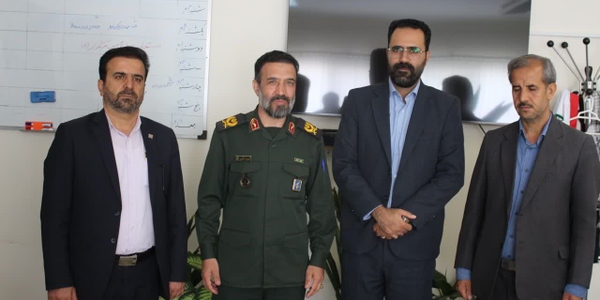 دیدار مدیرکل پدافند غیرعامل استان مرکزی با جانشین سپاه روح‌الله استان