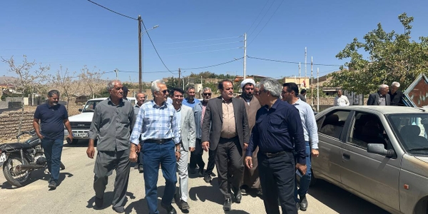 بازدید فرماندار و نماینده مردم ساوه از پروژه‌های عمرانی بخش مرکزی