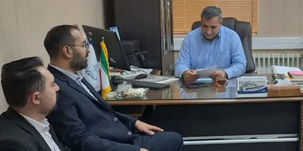 🔻 دیدار رؤسای اداره تربیت بدنی و شهرک‌های صنعتی با فرماندار شهرستان  کمیجان