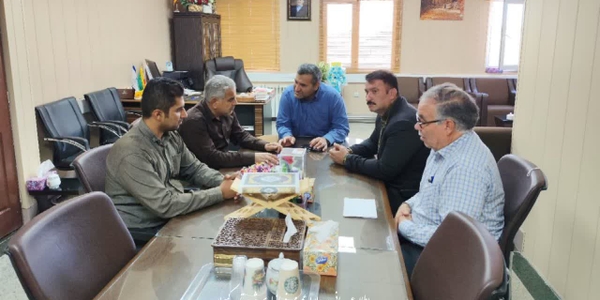 دیدار رابط صداوسیمای استان مرکزی در شهرستان کمیجان با فرماندار و معاونین فرمانداری