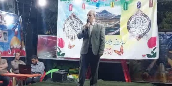 مراسم جشن میلاد حضرت محمد (ص) و امام جعفر صادق (ع) در روستای بلوبند بخش خرقان برگزار شد