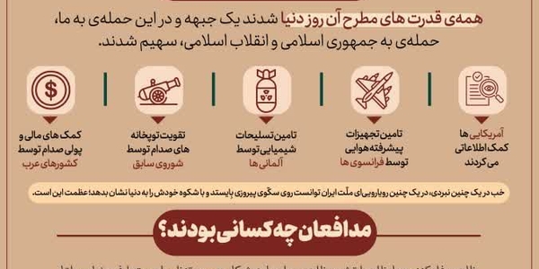 📣 آغاز هفته دفاع مقدس گرامی باد