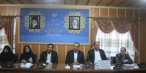 دومین جلسه هماهنگی برگزاری آئین افتتاحیه سومین دوره المپیاد ورزشی "جام پرچم" در شهرستان خمین برگزار شد