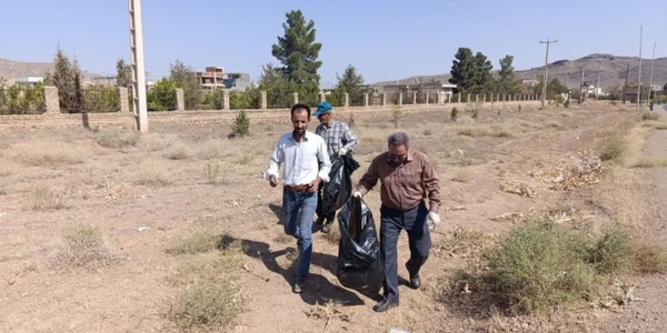 پویش مردمی پاک‌سازی محیط زیست در خورهه برگزار شد