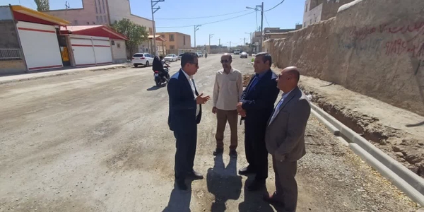 🔻بازدید فرماندار شهرستان کمیجان از پروژه‌های عمرانی شهر میلاجرد