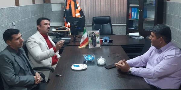 🔻 بازدید معاون امور هماهنگی مجتمع‌های اداری فرمانداری از ادارات شهرستان