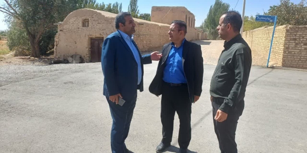 🔻 بازدید فرماندار شهرستان کمیجان از پروژه‌ها و معابر روستای فتح‌آباد