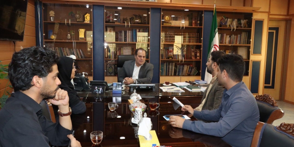 دیدار مدیران اداره استاندارد با فرماندار ساوه