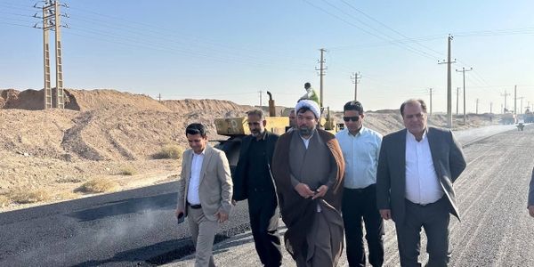 بازدید از آسفالت جاده ساوه – غرق‌آباد