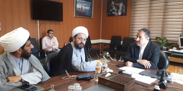 دیدار مدیر کل سازمان تبلیغات اسلامی استان با فرماندار شهرستان اراک