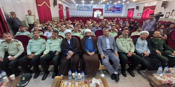 🔻برگزاری مراسم تکریم و معارفه فرمانده انتظامی شهرستان کمیجان