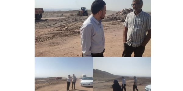 بازدید معاون برنامه‌ریزی و امور عمرانی فرمانداری زرندیه از پروژه راه‌سازی محور زاویه – اخترآباد