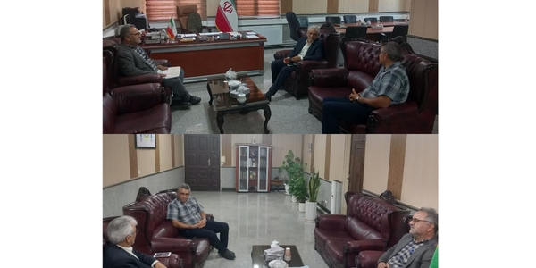 دیدار رئیس و نائب رئیس انجمن صنفی رانندگان با فرماندار زرندیه