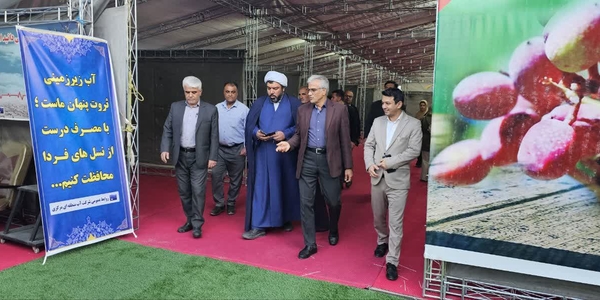 نماینده مردم ساوه و زرندیه در مجلس شورای اسلامی و فرماندار شهرستان از محل برگزاری جشنواره پسته بازدید کردند