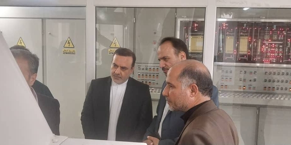 بازدید مدیرکل غله استان مرکزی و معاون برنامه‌ریزی و توسعه فرمانداری ویژه ساوه از شرکت ارد پوسان