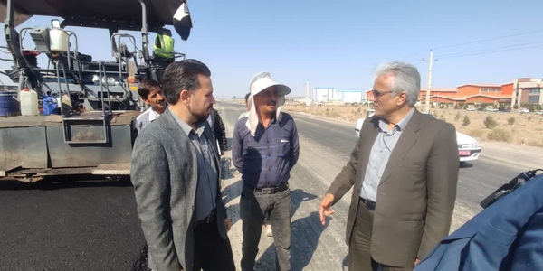 بازدید فرماندار زرندیه از پروژه احداث باند دوم محور مامونیه به آزادراه تهران–ساوه