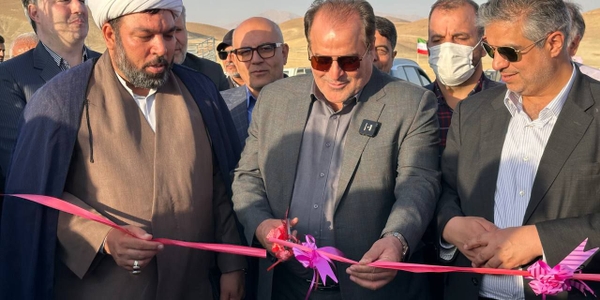 آئین بهره‌برداری از پروژه ساخت راه روستایی کردک برگزار شد.