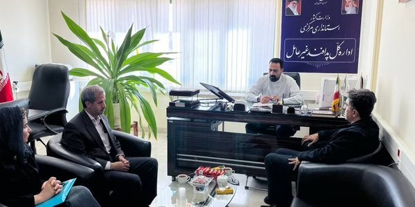 برگزاری نشست تخصصی با مدیر شرکت آیریا اکسیر آویژه در حوزه پدافند شیمیایی