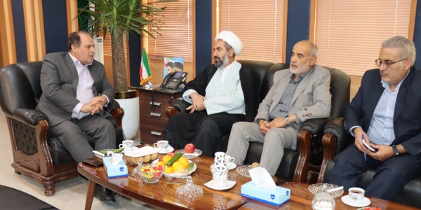 دیدار رئیس دفتر نظارت و بازرسی انتخابات استان مرکزی با فرماندار ساوه