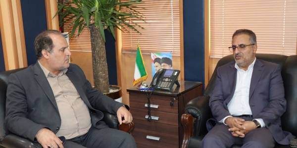 دیدار مدیرکل تعاون، کار و رفاه اجتماعی استان مرکزی با فرماندار