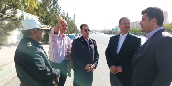 🔹 بازدید میدانی و اتخاذ تصمیم برای ایمن‌سازی نقاط حادثه‌خیز خیابان شهید آنجفی اراک